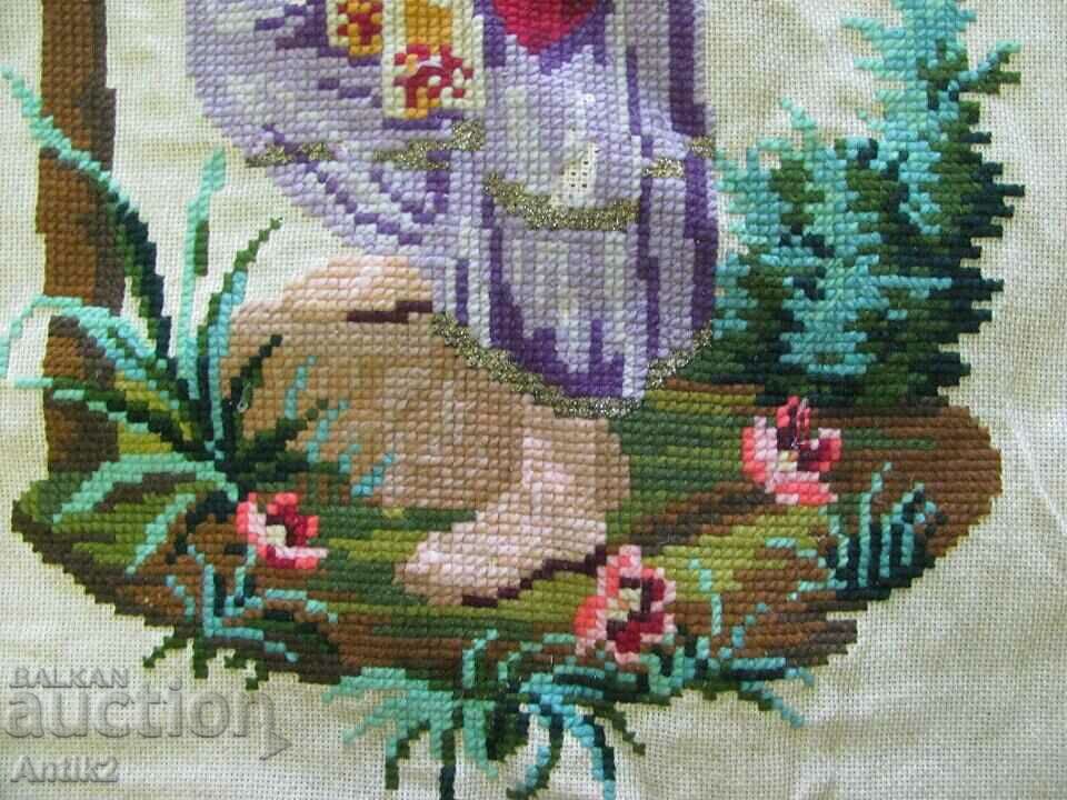 19th Century Hand Sewn Tapestry, Wall Carpet - 6 19th Century Hand Sewn Tapestry, Wall Carpet - 6