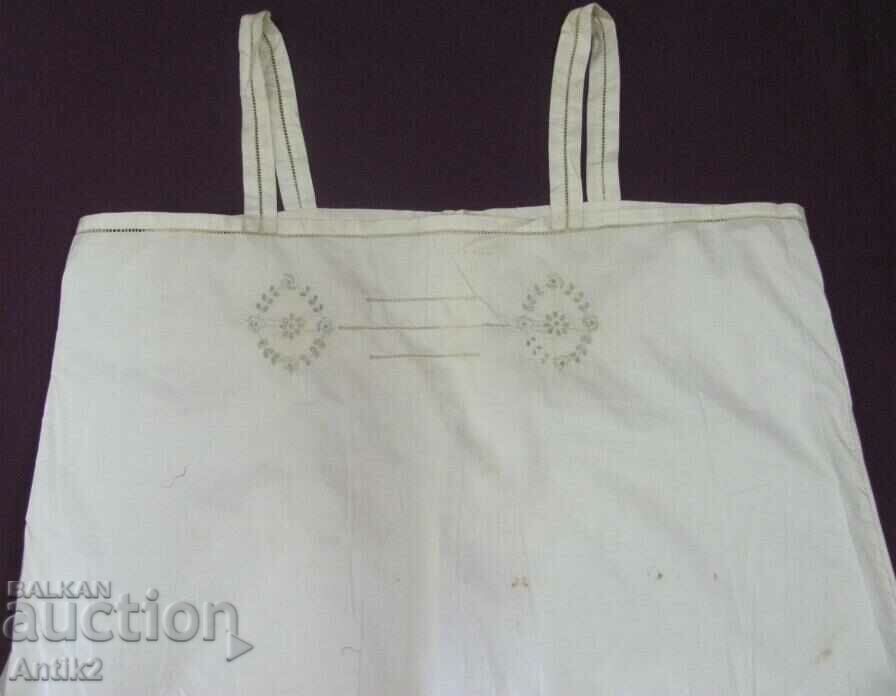 19th Century Women's Nightgown, Jumpsuit Cut Out Embroidery with price 35.00 BGN | € 17.90 19th Century Women's Nightgown, Jumpsuit Cut Out Embroidery with price 35.00 BGN | € 17.90