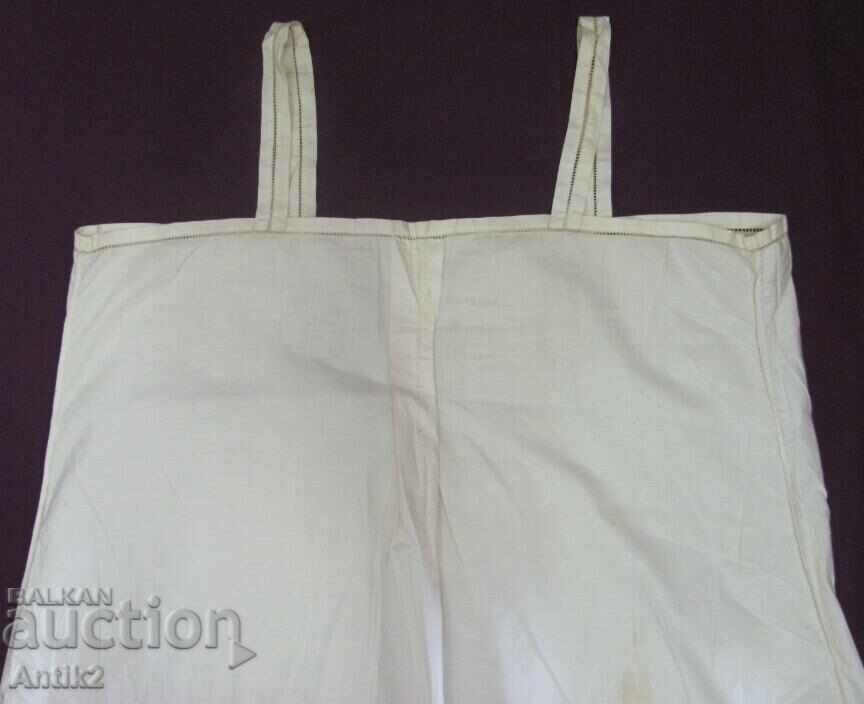 19th Century Women's Nightgown, Jumpsuit Cut Out Embroidery - 5 19th Century Women's Nightgown, Jumpsuit Cut Out Embroidery - 5