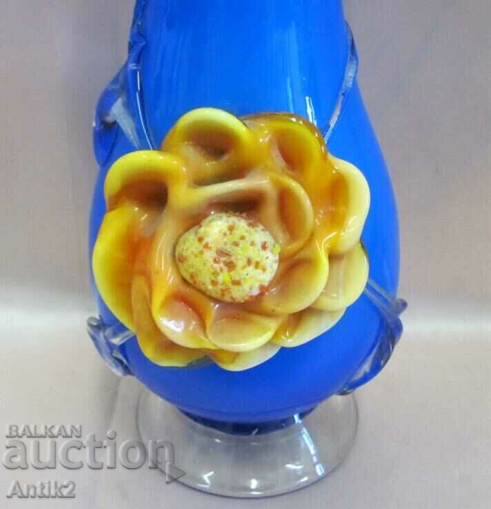 Vintich Handmade Original Glass Vase with price 60.00 BGN | € 30.68 Vintich Handmade Original Glass Vase with price 60.00 BGN | € 30.68