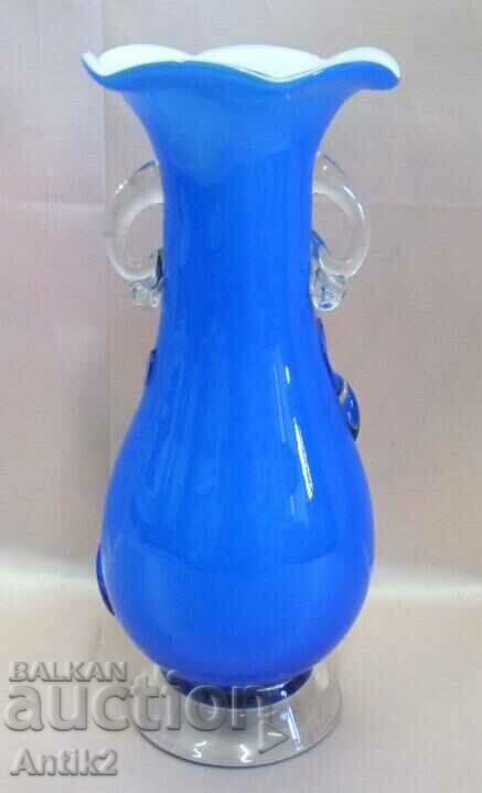 Vintich Handmade Original Glass Vase - 5 Vintich Handmade Original Glass Vase - 5