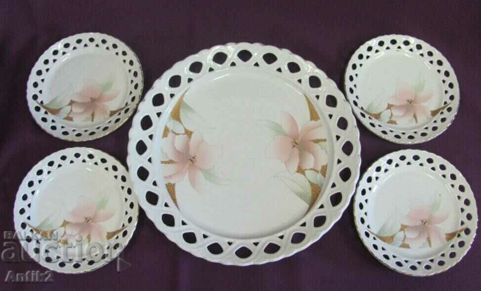 Vintich Porcelain Cake Plate Set IZIDA with price 90.00 BGN | € 46.02