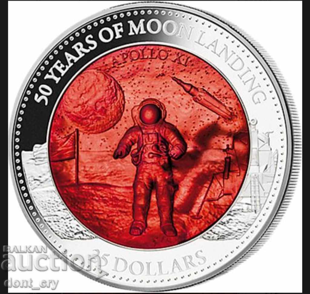 Silver 5 oz Moonrise 2019 Mother of Pearl
