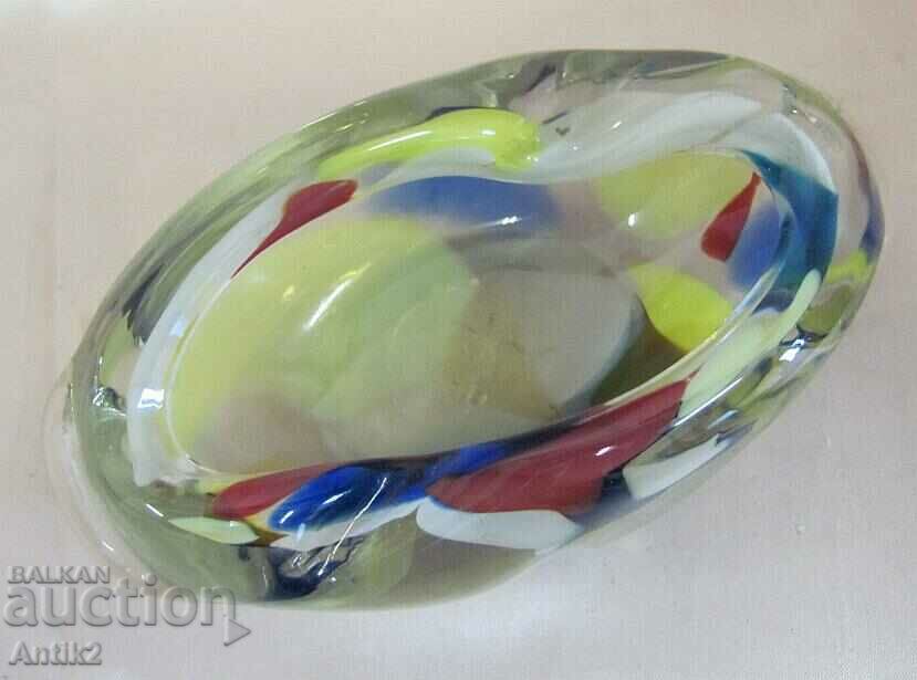 Screw Murano Crystal Glass Ashtray with price 65.00 BGN | € 33.23 Screw Murano Crystal Glass Ashtray with price 65.00 BGN | € 33.23