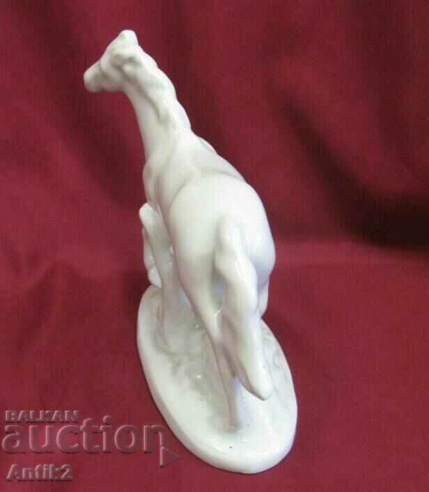 60s Vintich Porcelain Figure - Horse IZIDA Bulgaria - 5 60s Vintich Porcelain Figure - Horse IZIDA Bulgaria - 5