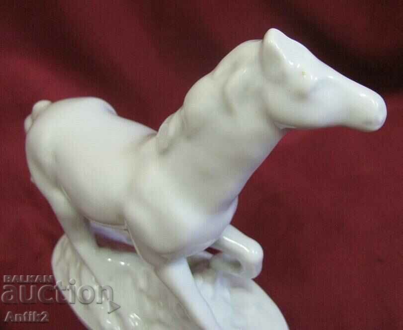 60s Vintich Porcelain Figure - Horse IZIDA Bulgaria - 7 60s Vintich Porcelain Figure - Horse IZIDA Bulgaria - 7