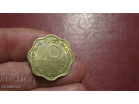 1971 10 cents Sri Lanka