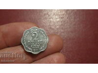 Шри Ланка 2 цента 1971 год Алуминий