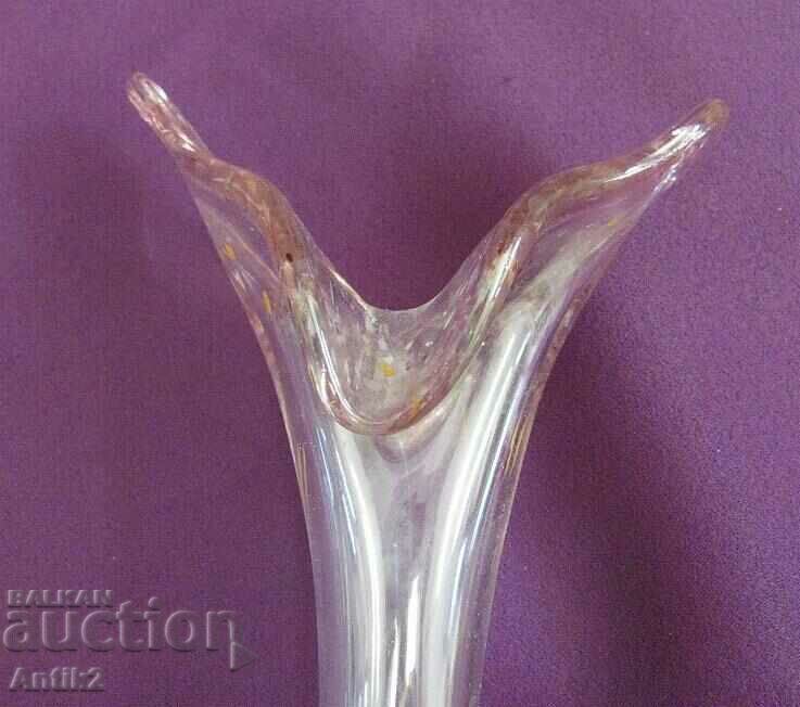 70's Vintich Crystal Vase Handmade with price 35.00 BGN | € 17.90 70's Vintich Crystal Vase Handmade with price 35.00 BGN | € 17.90