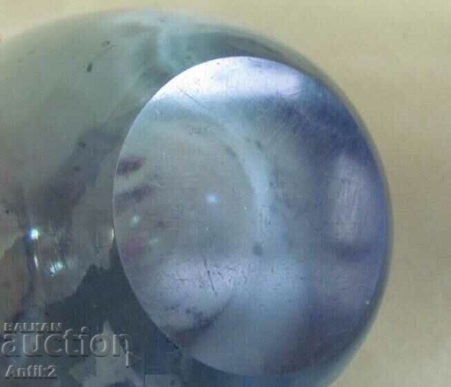 Delivery of Vintich Crystal Glass Massive Vase Handmade Delivery of Vintich Crystal Glass Massive Vase Handmade