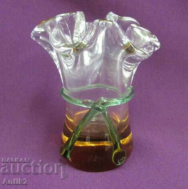 Vasă mică din sticlă de Murano Vintich