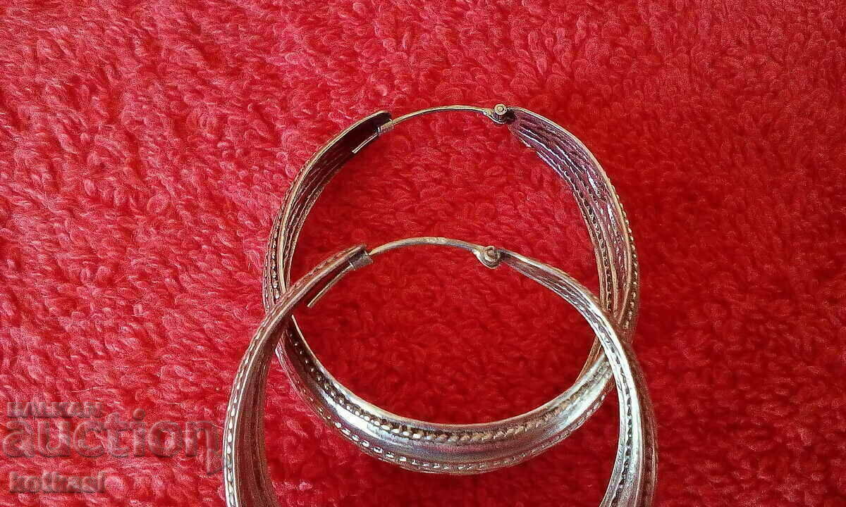 Old silver big earrings mark - 5 Old silver big earrings mark - 5