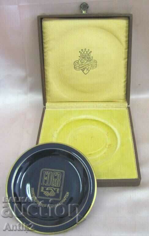 Delivery of Vintich Porcelain Plaque JLMENAU Germany Delivery of Vintich Porcelain Plaque JLMENAU Germany