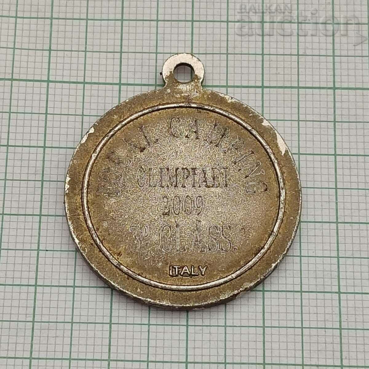 ITALY OLYMPICS 2009 3 CLASS INSIGNIA MEDAL with price 5.00 BGN | € 2.56