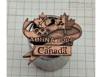 CANADA OLYMPICS ATHENS 2004 BADGE