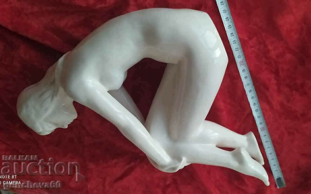 VINTAGE FEMALE NUDE BODY - Porcelain, markings, print with price 150.00 BGN | € 76.69 VINTAGE FEMALE NUDE BODY - Porcelain, markings, print with price 150.00 BGN | € 76.69