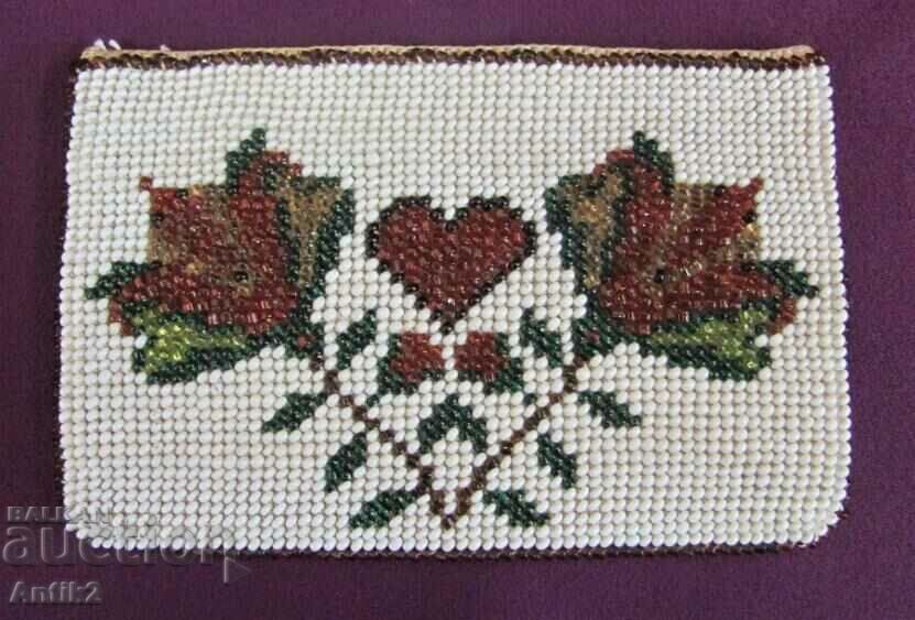 19th Century Handmade Beaded Women's Purse - 6 19th Century Handmade Beaded Women's Purse - 6