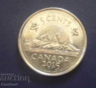 Канада 5 цента 2015