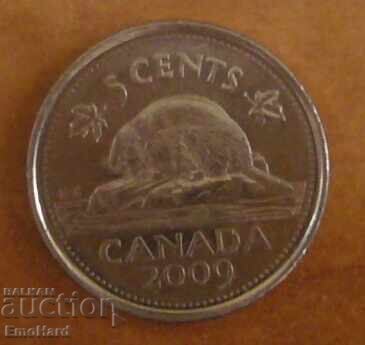 Καναδάς 5 σεντ 2009