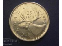 Canada 25 cents 2013