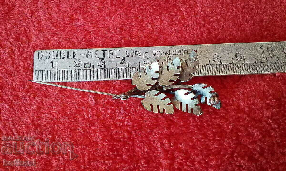 Old solid silver 835 brooch marks - 5 Old solid silver 835 brooch marks - 5