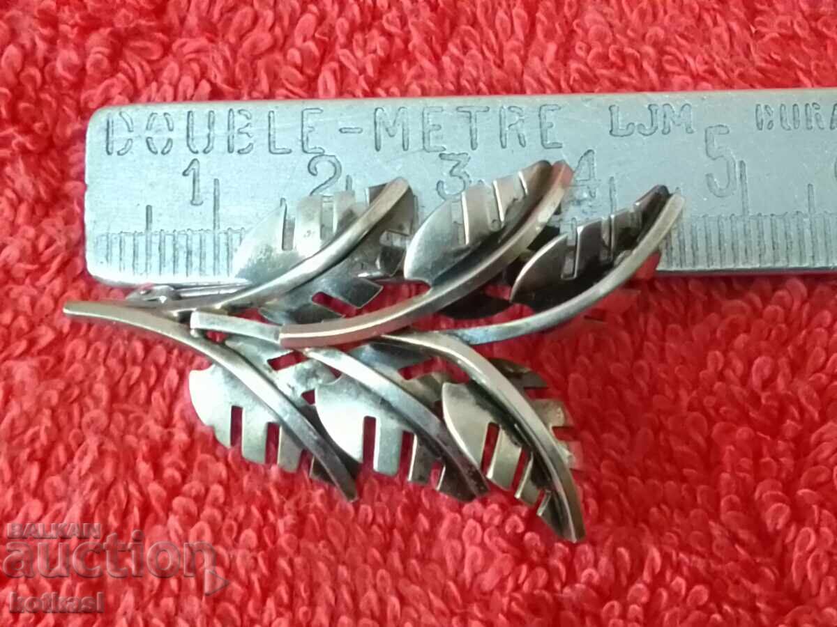 Semne de broșă din argint masiv vechi 835 Semne de broșă din argint masiv vechi 835