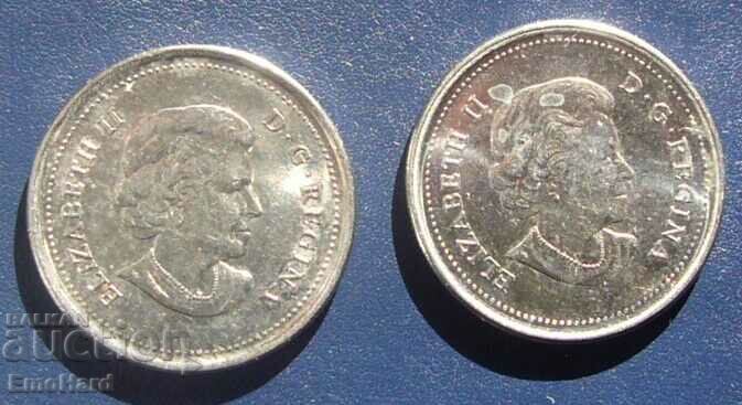 Lot Canada 25 de cenți - 2013 cu preț 2.60 BGN | € 1.33 Lot Canada 25 de cenți - 2013 cu preț 2.60 BGN | € 1.33