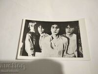 Card/photo Yugoslavian band Silver Wings