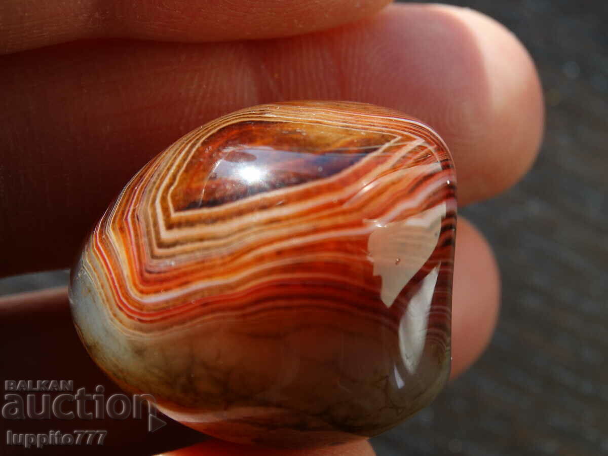 30 grams of sardonyx agate carnelian with price 63.00 BGN | € 32.21