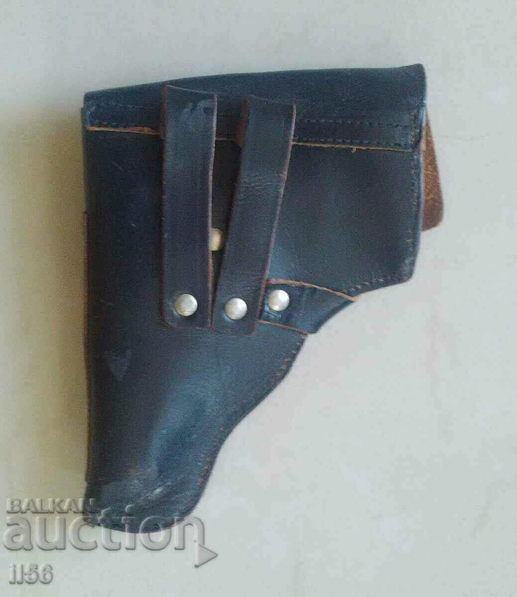 Gun holster - black, leather with price 28.00 BGN | € 14.32 Gun holster - black, leather with price 28.00 BGN | € 14.32