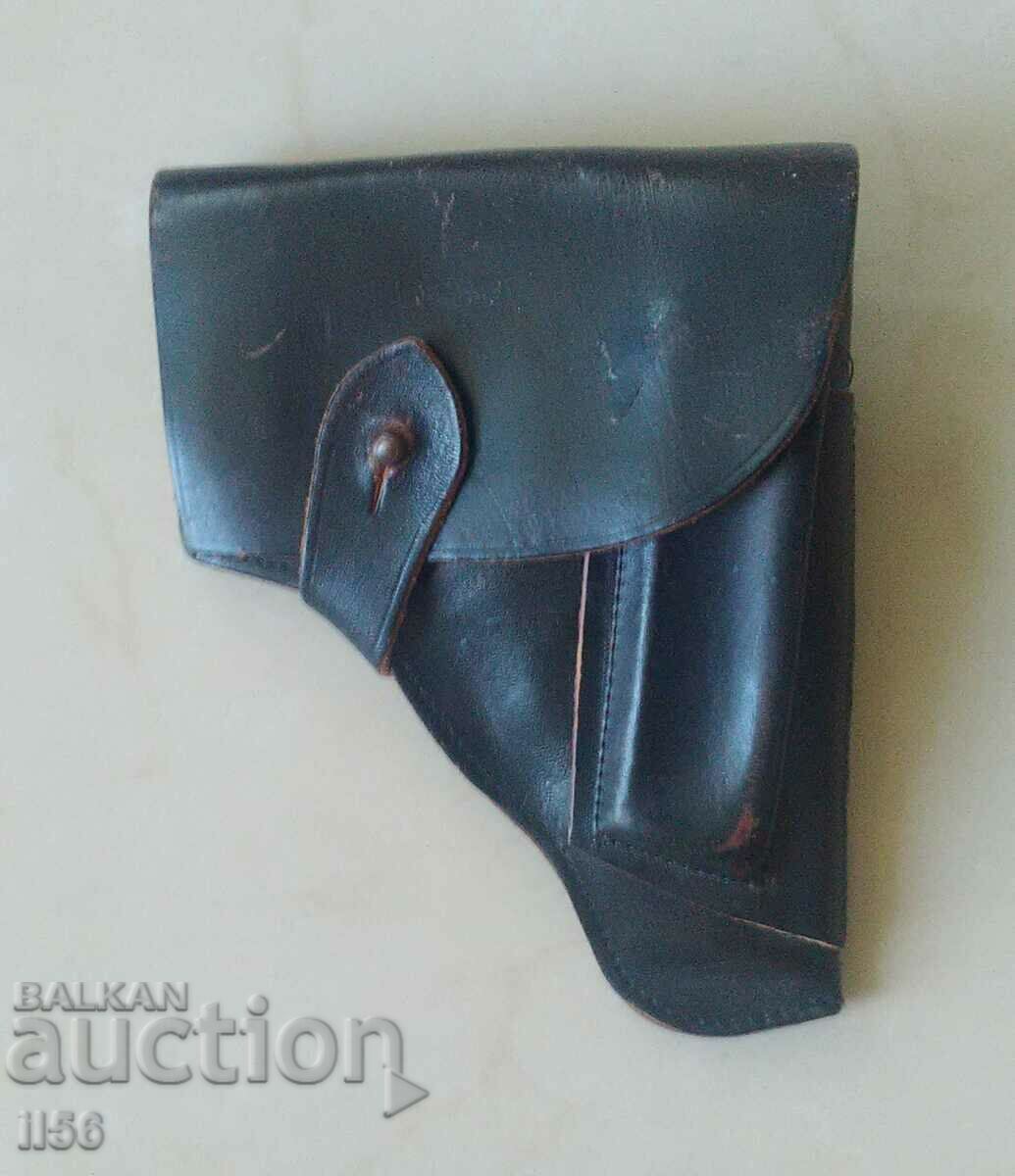 Gun holster - black, leather