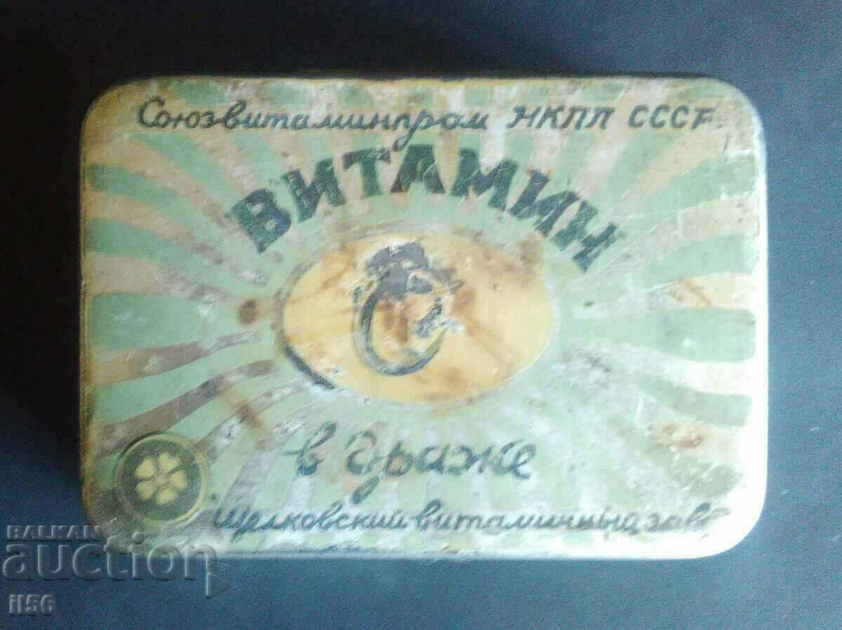 Russia/USSR - vitamin C box with price 12.00 BGN | € 6.14 Russia/USSR - vitamin C box with price 12.00 BGN | € 6.14
