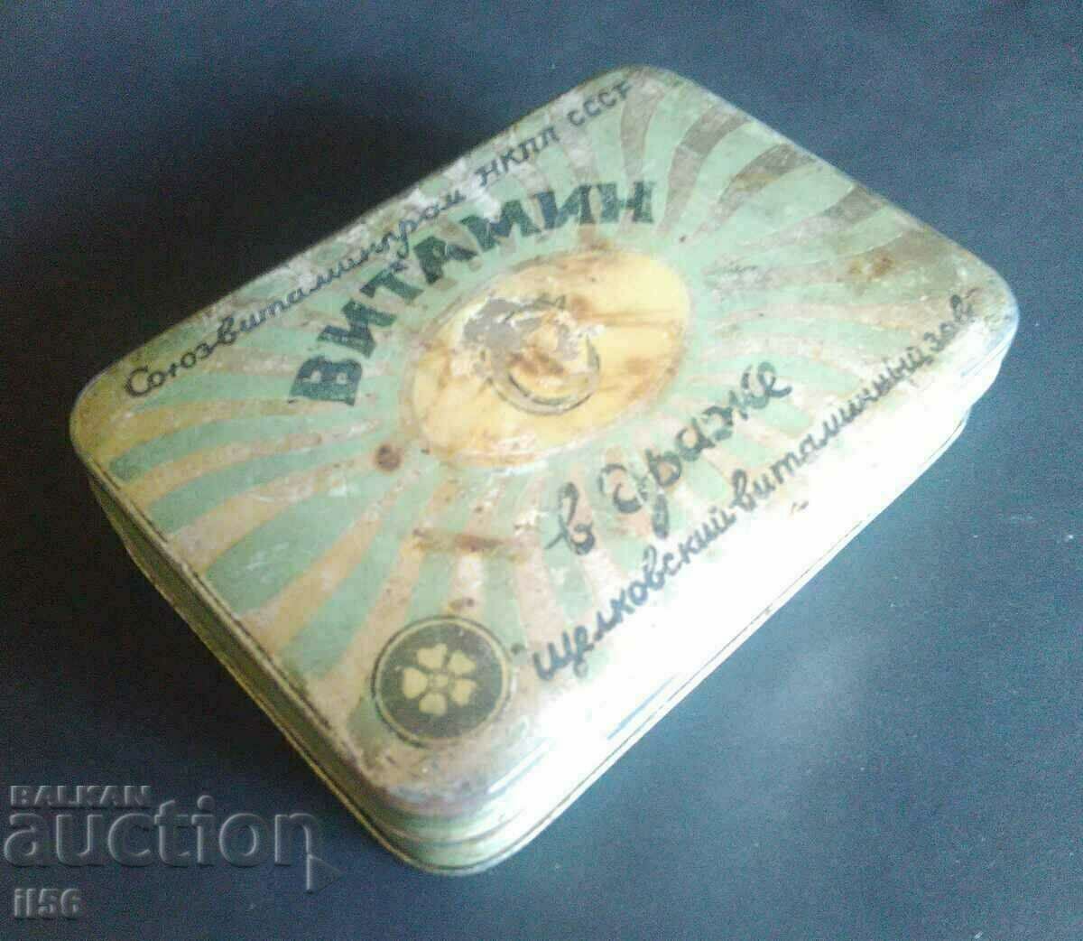 Russia/USSR - vitamin C box