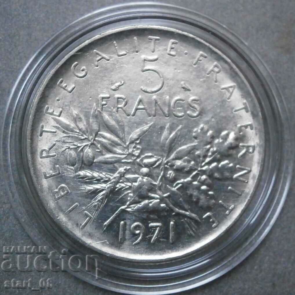 5 φράγκα 1971