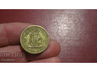 1955 Eastern Caribbean 5 cents