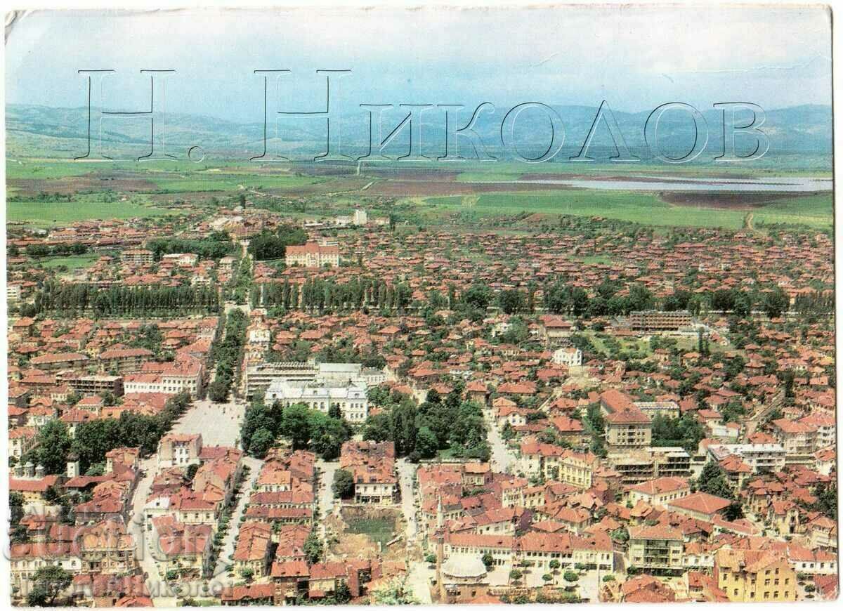 CARD VECHI KYUSTENDIL VEDERE GENERALA D637 CARD VECHI KYUSTENDIL VEDERE GENERALA D637