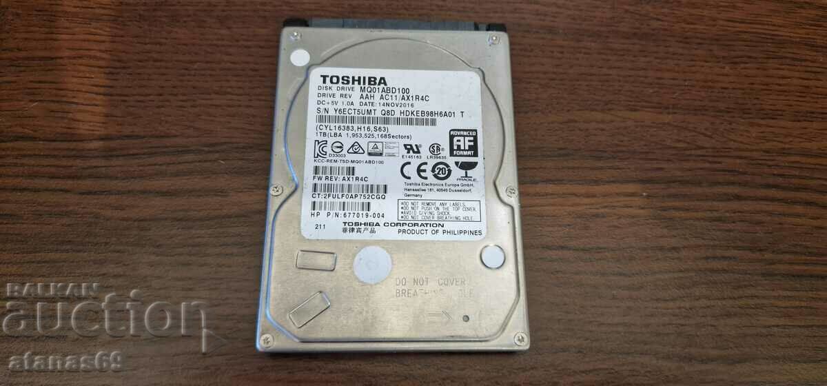 Хард диск за лаптоп 1 ТB - електронна скрап №4