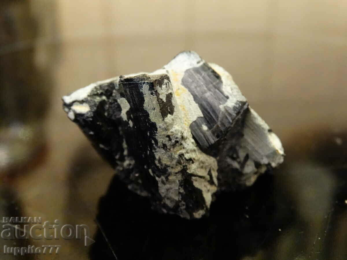 natural black tourmaline on matrix unique 31 grams with price 99.00 BGN | € 50.62