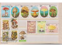 Flora- Mushrooms, Cuba 14 stamps