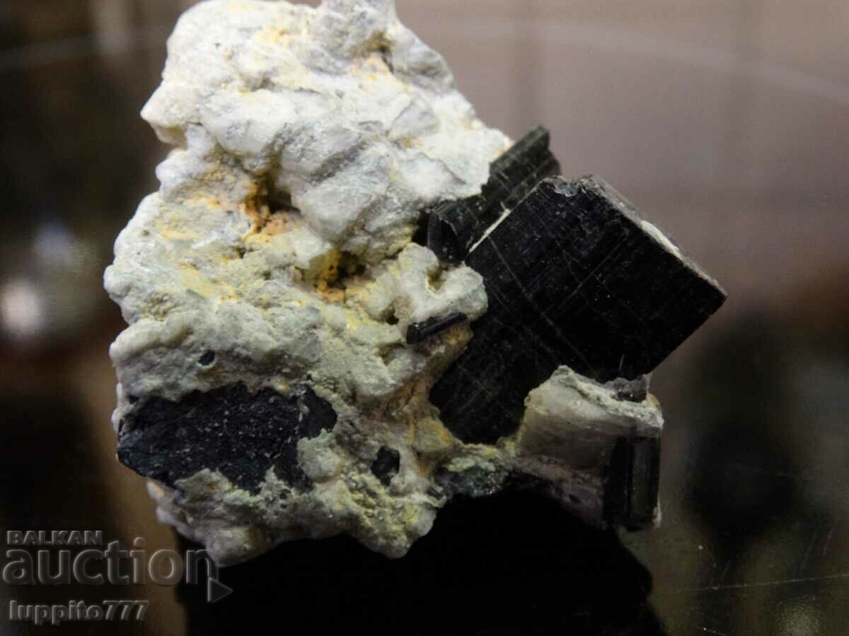 natural black tourmaline on matrix unique 44 grams with price 93.00 BGN | € 47.55 natural black tourmaline on matrix unique 44 grams with price 93.00 BGN | € 47.55