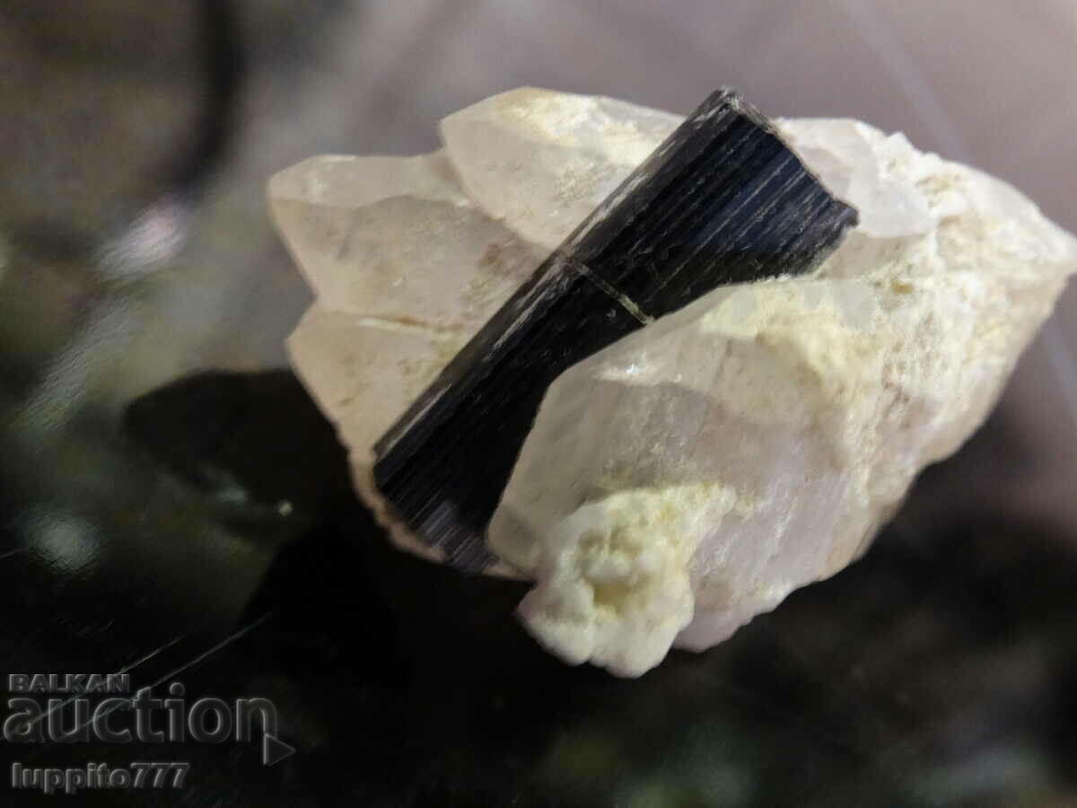 Auction natural black tourmaline on matrix unique 51 grams Auction natural black tourmaline on matrix unique 51 grams