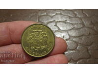 Ямайка 1 долар 1993 год - магнитна