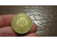 Chile 10 centissimo 1965