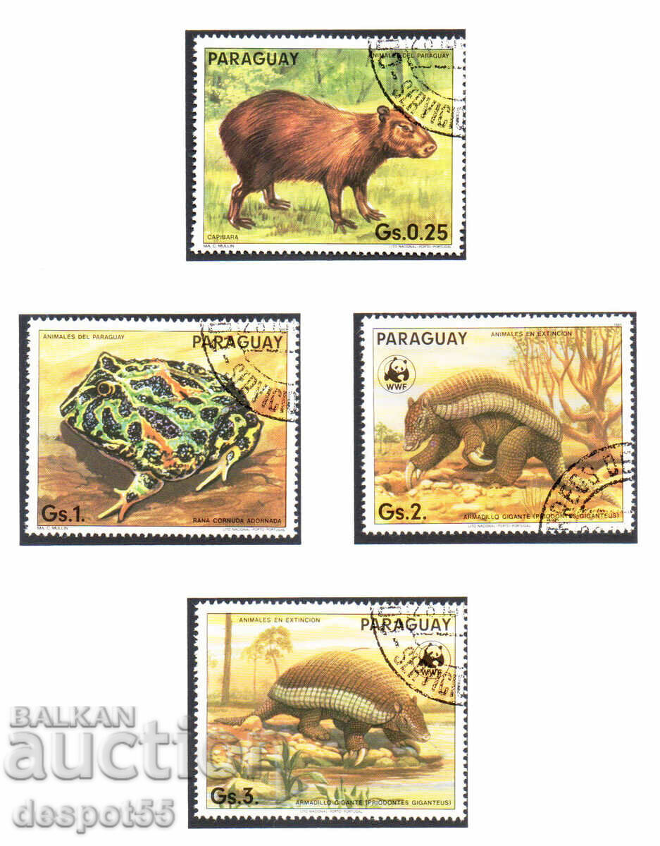 1985. Παραγουάη. Διατήρηση της Φύσης - Ζώα της Παραγουάης.