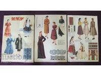 Vintich Posters Women's Fashion Folk Art Motifs 30 pcs.