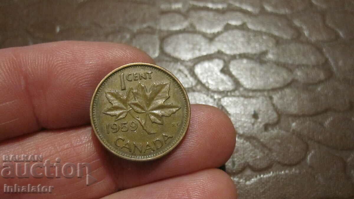 1959 1 cent Canada