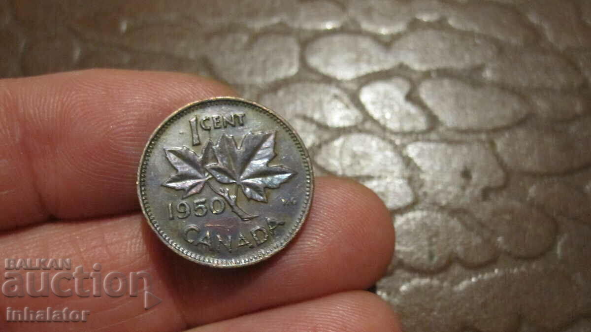 1950 1 cent Canada