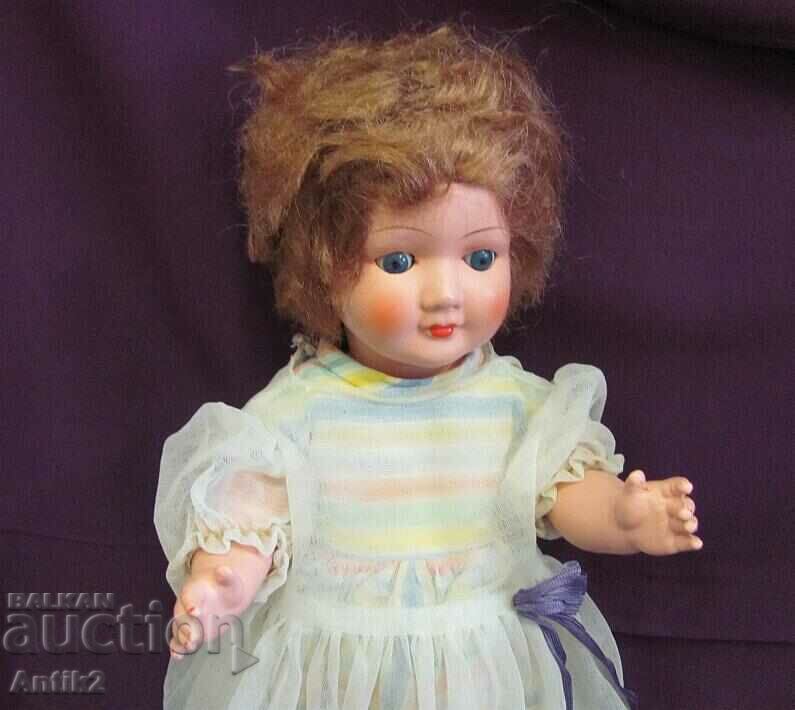 Auction 60s Vintich Porcelain Sleeping Doll Auction 60s Vintich Porcelain Sleeping Doll