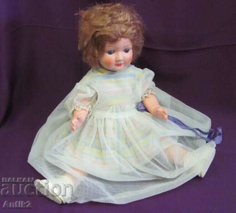 60s Vintich Porcelain Sleeping Doll