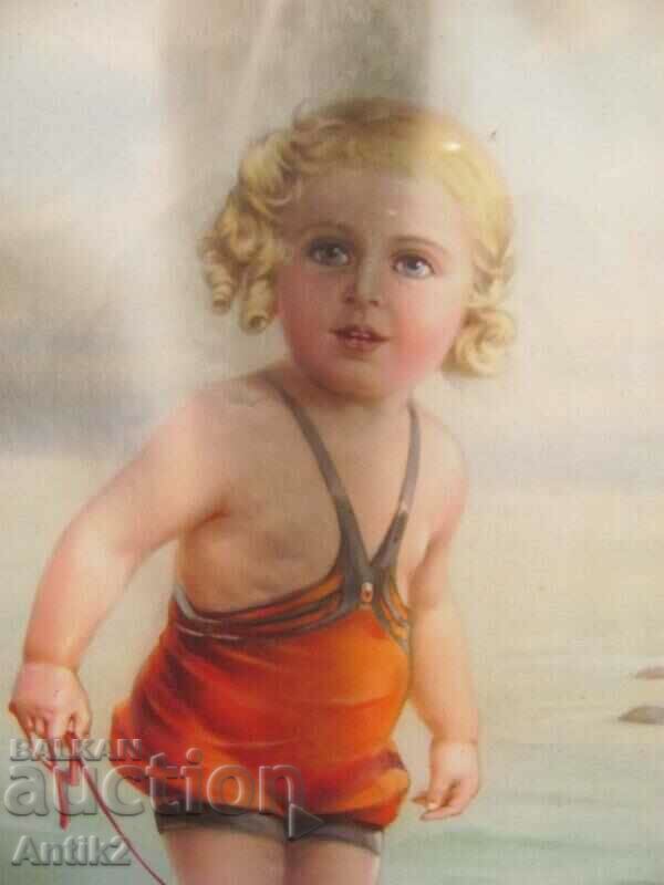 Έγχρωμη λιθογραφία Vintich Γερμανία με τιμή 45.00 BGN | € 23.01